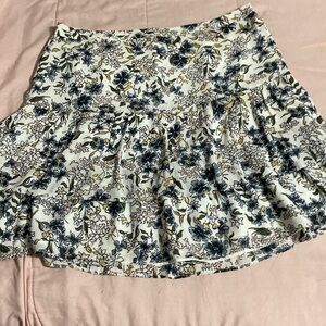 Floral mini skirt